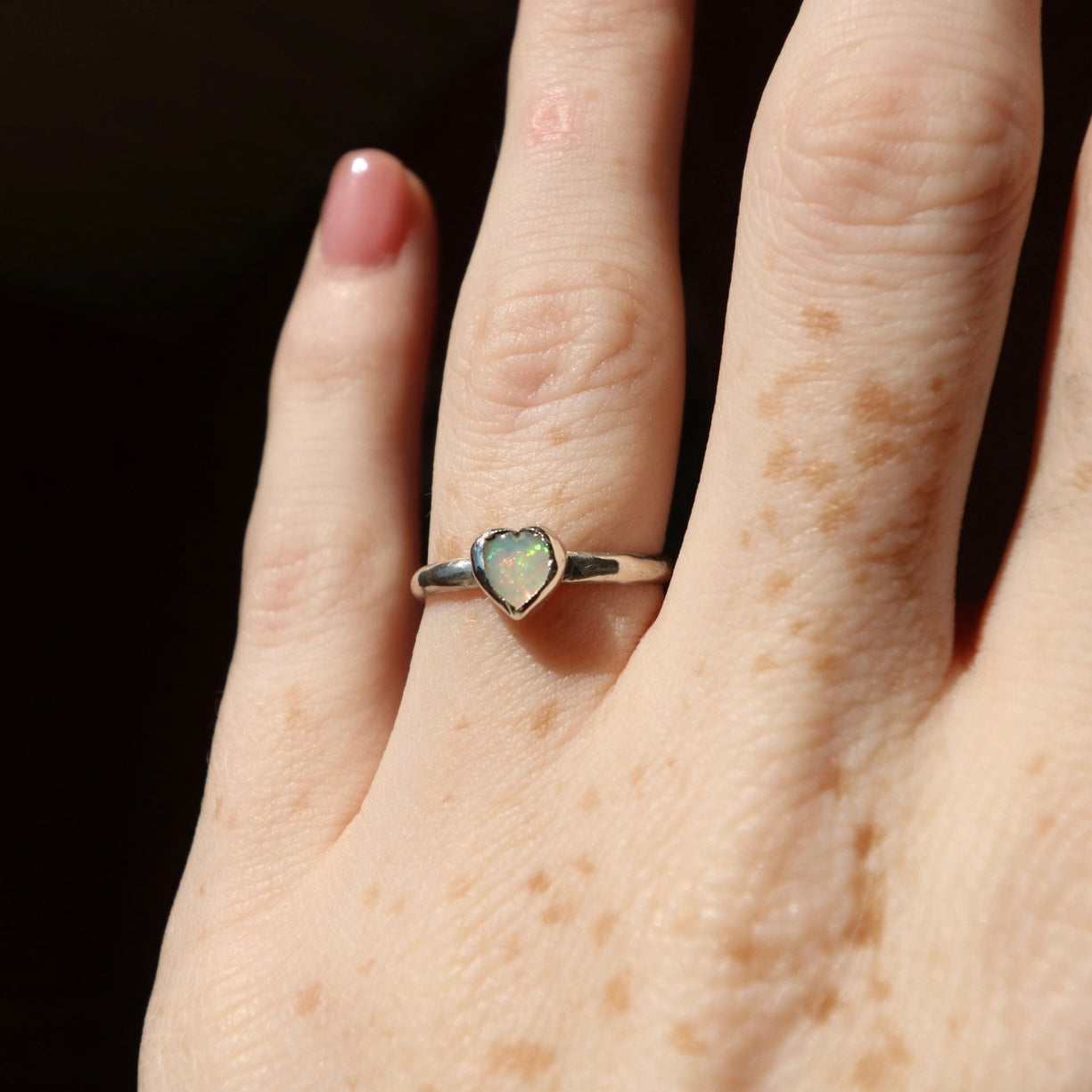 Opal Heart Ring, 5