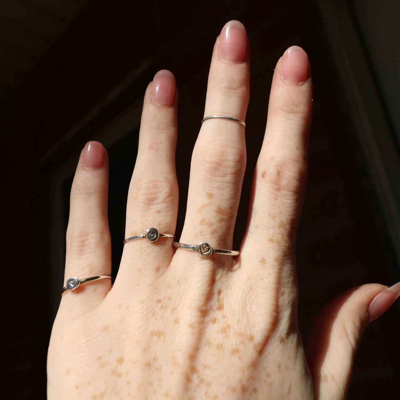 Small Heart Rings