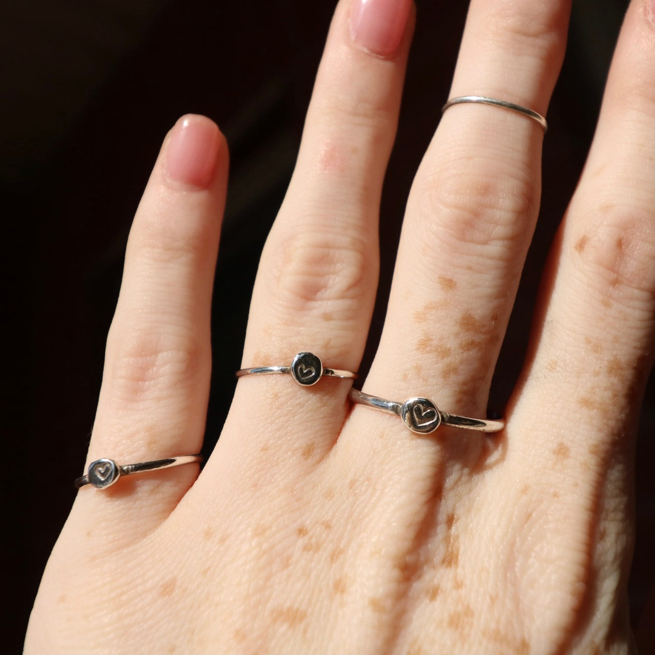 Small Heart Rings