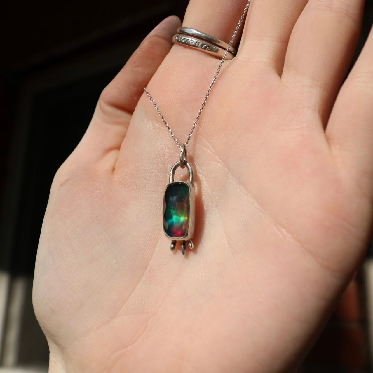 Aurora Opal Necklace