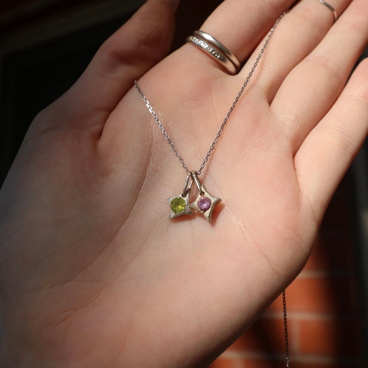 Double Star Necklace